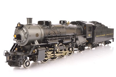 Lot 665 - A Gauge 1 (10mm scale) live steam American Baltimore & Ohio 'USRA Light Mikado' class 2-8-2 Locomotive and Tender by Aster
