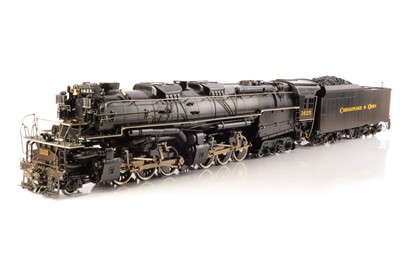 Lot 668 - A Gauge 1 (10mm scale) live steam American Chesapeake & Ohio 'Allegheny' H8 class 2-6-6-6 Locomotive and Tender by Aster