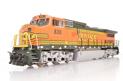 Lot 675 - A Gauge 1 (10mm scale) American BNSF 'Dash 8' Co-Co Diesel Locomotive by MTH and associated literature