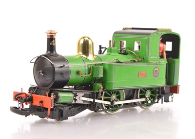 Lot 687 - An Accucraft 'Marches Models' G scale (gauge 1) electric Isle of Man Railway Beyer-Peacock 2-4-0 Tank Locomotive 'Loch'