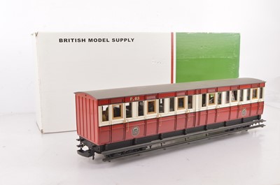 Lot 690 - An Isle of Man Railway G scale (gauge 1) 'Pairs' 3rd class Coach by British Model Supply (Accucraft)