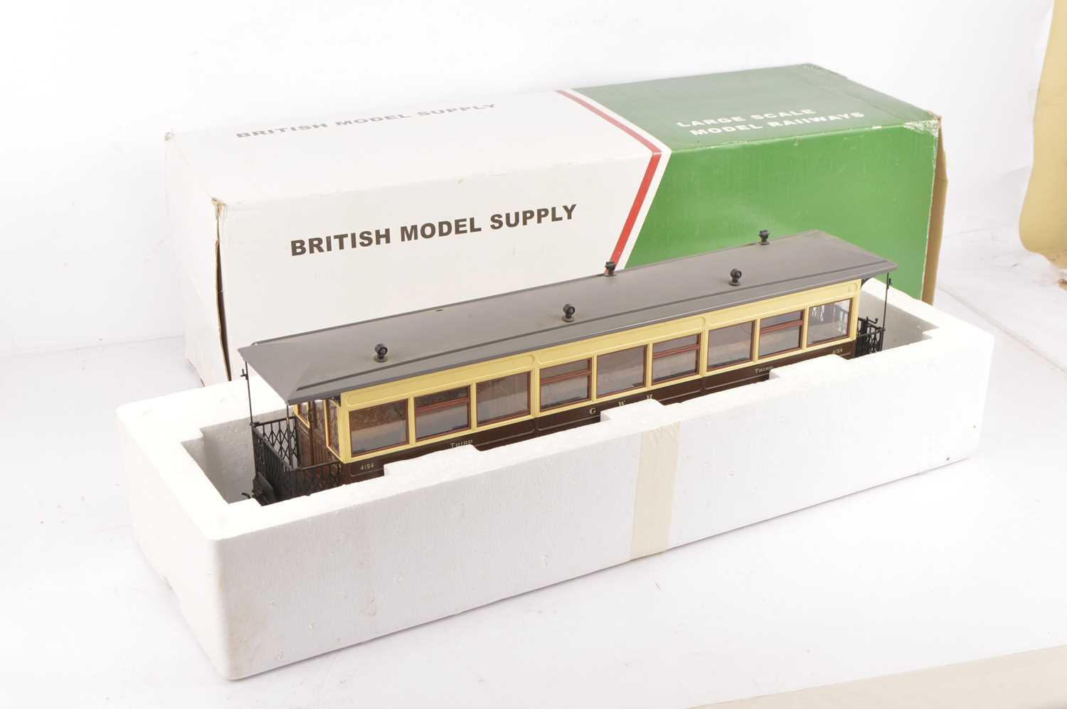 Lot 696 - A Welshpool & Llanfair Light Railway G scale (gauge 1) 'Pickering' 3rd class Coach by British Model Supply (Accucraft)