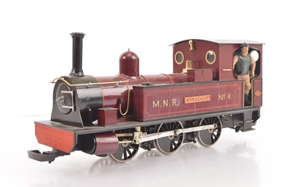 Lot 698 - A Kit- or Scratch-built G scale (gauge 1) Manx Northern Railway 0-6-0 Tank Locomotive 'Caledonia'