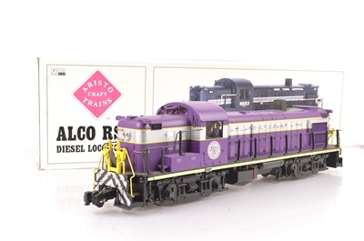 Lot 712 - An American Gauge 1 two-rail Alco RS-3 Bo-Bo Diesel Locomotive by Aristo-craft