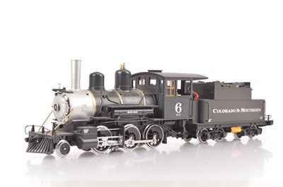 Lot 717 - An American Gauge 1 two-rail Colorado & Southern 2-6-0 Locomotive and Tender by LGB