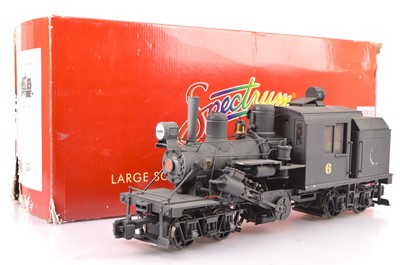 Lot 719 - An American Gauge 1 two-rail repainted 'Climax' 0-4-4-0 Tank Locomotive by Bachmann