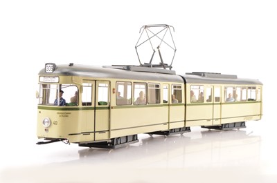 Lot 722 - A Finely-built German Gauge 1 Duwag articulated Tramcar