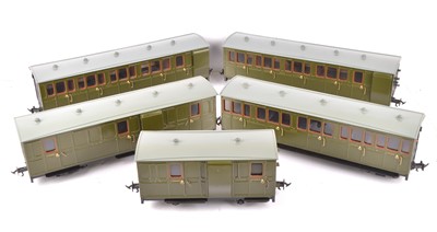 Lot 785 - G Gauge Gauge 1,  45mm "Fareham Light Railway" coaches (5)