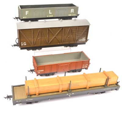 Lot 786 - G Gauge/Gauge 1,  45mm Fareham Light Railway" goods wagons (4)