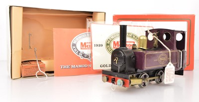 Lot 801 - Mamod Golden Jubilee 1939-1989 purple 0-4-0 live steam Tank Engine