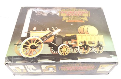 Lot 805 - Hornby 3.5'' Live Steam Stephenson's Rocket and Tender