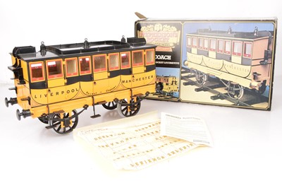 Lot 806 - Hornby 3.5'' Live Steam Stephenson's Coach