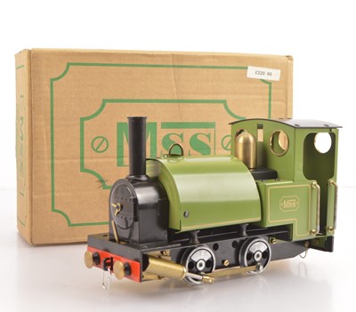 Lot 817 - Mamod 0 Gauge MSS Live steam green 0-4-0 Saddle Tank Locomotive