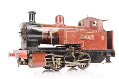 Lot 828 - A 3½" Gauge Live Steam 'Juliet' 0-4-0 Tank Locomotive