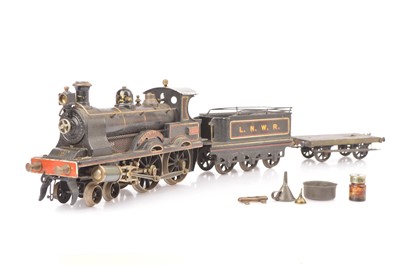 Lot 835 - An early Bing Gauge 2 (2") live steam British-market 'Black Prince' 4-4-0 Locomotive and Tender