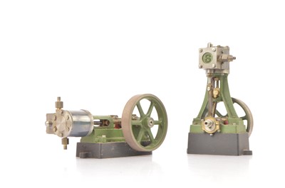 Lot 837 - A pair of neatly-constructed Stuart Turner Steam Engines (2)