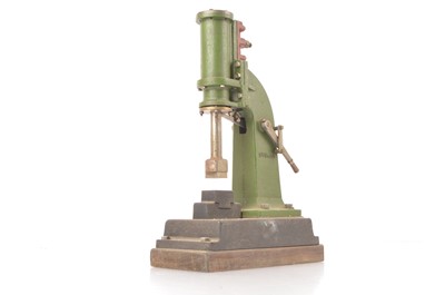 Lot 839 - A Model Steam Press/Hammer by Stuart Models