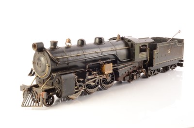 Lot 841 - A Vintage American-style Gauge I Live Steam Coal-fired 2-6-2 Locomotive and Tender