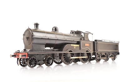 Lot 844 - A (believed to be) Carson for Bassett-Lowke Gauge 3 (2½") live steam LNWR 'George the Fifth' 4-4-0 Locomotive and Tender (2)