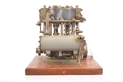 Lot 849 - A nicely-engineered Compound Marine-type Vertical Steam Engine