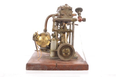 Lot 849 - A nicely-engineered Compound Marine-type Vertical Steam Engine