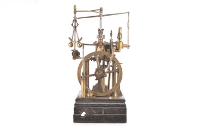 Lot 850 - An historic and well-engineered Model Single-cylinder Vertical Steam Engine