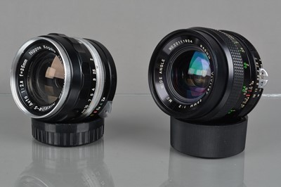 Lot 21 - Two Nikon Wide Angle Lenses