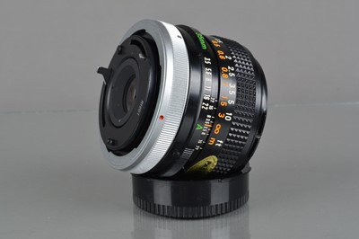 Lot 36 - A Canon FD 35mm f/3.5 S.C. Lens