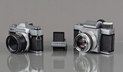 Lot 50 - Two Topcon SLR Cameras