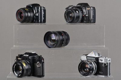 Lot 64 - Four SLR Cameras