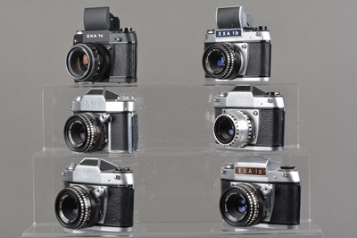 Lot 89 - Six Ihagee Exa SLR Cameras
