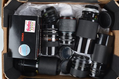 Lot 102 - A Group of Canon and for Canon Lenses