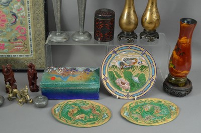 Lot 106 - Far Eastern Decorative Metalwork and Woodwork