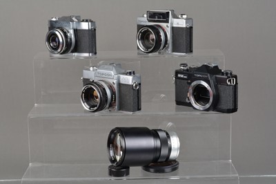 Lot 128 - Four Topcon SLR Cameras
