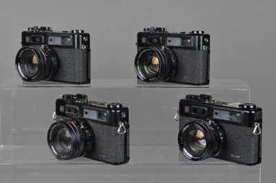 Lot 130 - Four Yashica Electro GTN Rangefinder Cameras