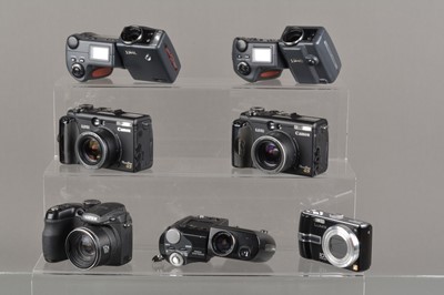 Lot 142 - A Group of Digital Cameras