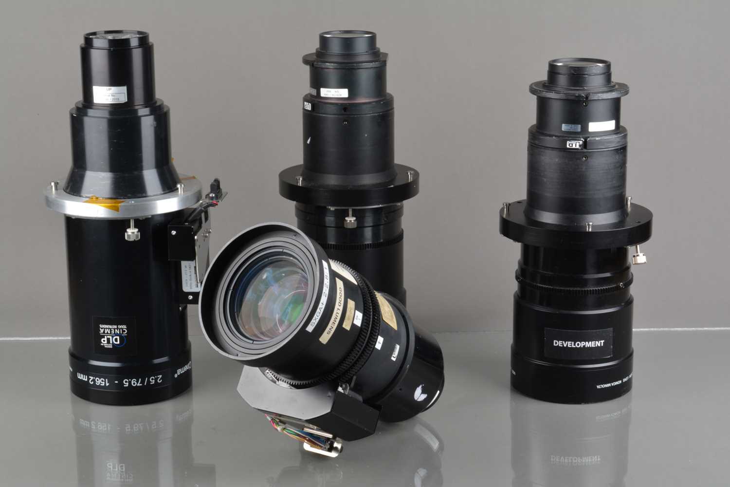 Lot 143 Four Projection Zoom Lenses,