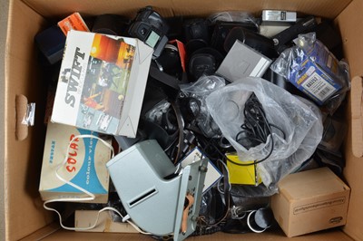 Lot 152 - A Large Box of Camera Related Accessories