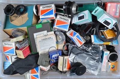 Lot 153 - A Large Box of Camera Related Accessories