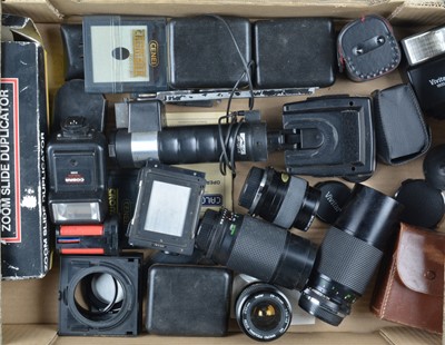 Lot 174 - Lenses and Camera Related Accessories
