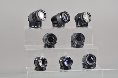 Lot 182 - A Group of Minolta AF Lenses