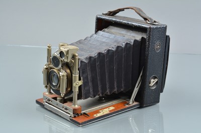 Lot 196 - A Butcher's Excelsior No. 4 Quarter Plate Camera