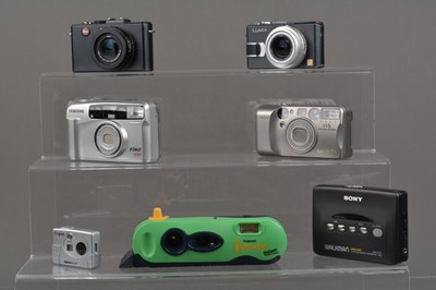 Lot 208 - A Leica D-LUX 5 Digital Compact and Other Compact Cameras