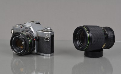 Lot 212 - A Canon AV-1 SLR Camera