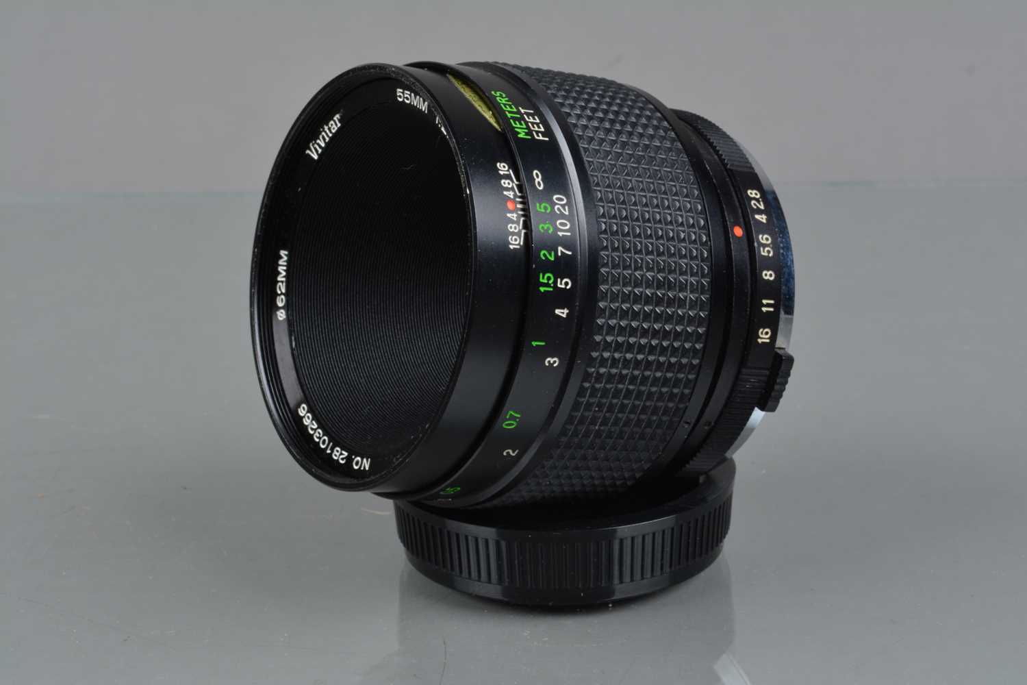 Lot 218 - A Vivitar 55mm f/2.8 MC Macro Lens
