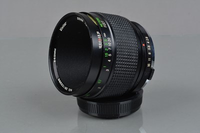 Lot 218 - A Vivitar 55mm f/2.8 MC Macro Lens