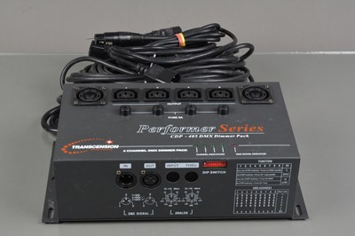 Lot 232 - A Transcension Performer Series CDP-405 DMX Dimmer Four Channel Pack