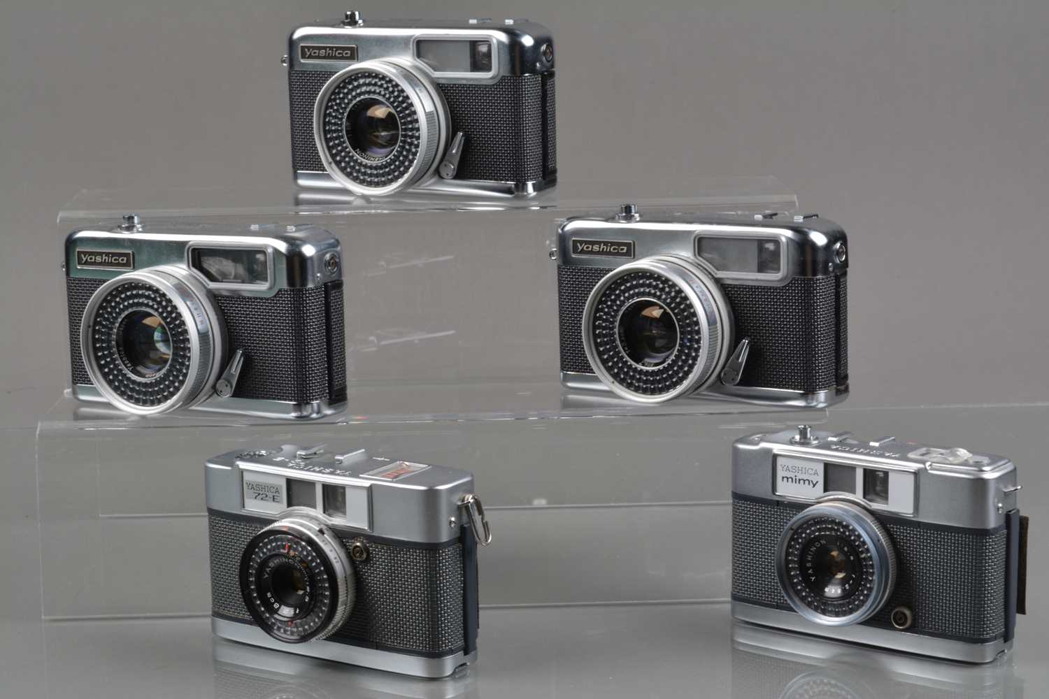 Lot 291 - Five Yashica Half Frame Cameras,