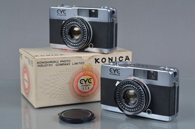 Lot 292 - Two Konica EYE Half Frame Cameras