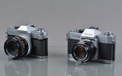 Lot 358 - Two Canon SLR Cameras